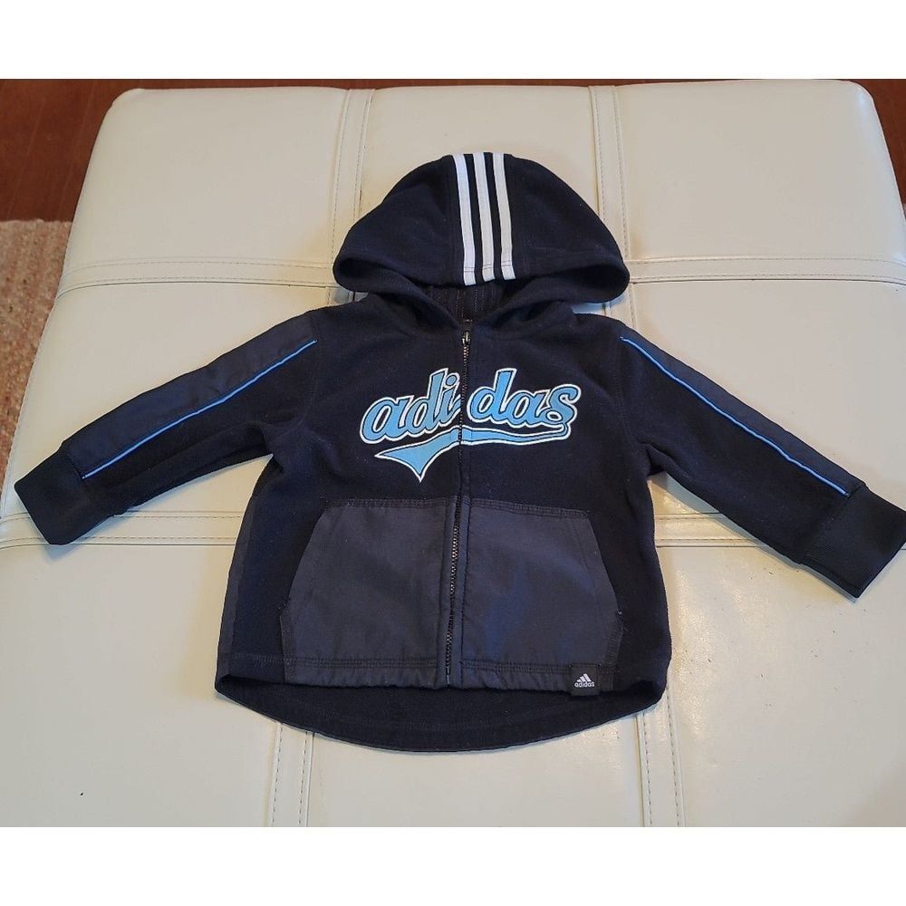 VINTAGE Adidas Jacket zip front Hoodie 12 months
